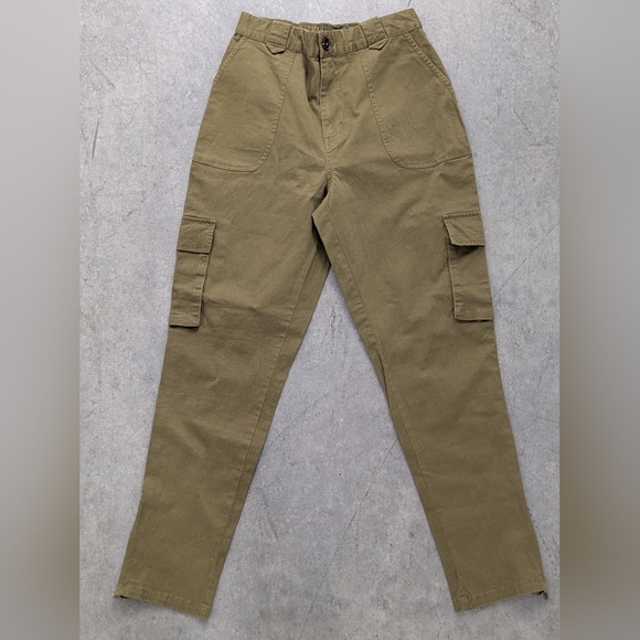 Khaki Cargo Pants - Picture 1 of 12